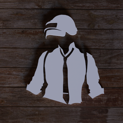 Pubg-1.png STL file PUBG PlayerUnknown's Battlegrounds・3D print object to download, Luck_Master