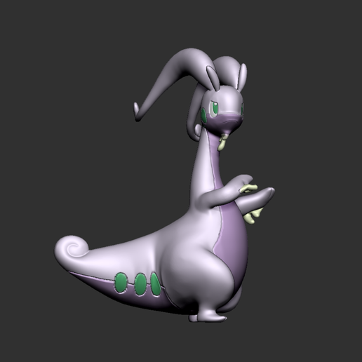 🐉 POKEMON 706-Goodra・ STL File for 3D printing・Cults