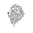 leon-2-v3.png Minimalist Geometric Lion Painting