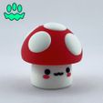 mushroom_1.jpg Cute Mushroom Friends Clicker Keychain Bundle