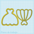 2022-08-01-15_57_04-3D-design-vestido-pomposo-9-cm-v2-_-Tinkercad.png STL-Datei Pompöses Kleid Ausstecher 9 cm・3D-Druck-Idee zum Herunterladen