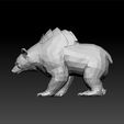 bear.jpg bear lowpoly model for game ue5 unity3d