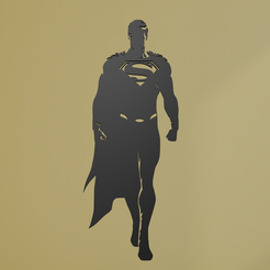 Superman-2.png Fichier STL Art mural Superman・Modèle à imprimer en 3D à télécharger