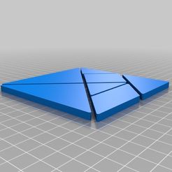 bed22e5409f70ea13eff4e20a695acd9.png Free 3D file Parametric Tangram set・3D print design to download