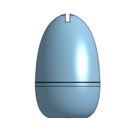Armwrestling Ellipsoid handle Ø50 3D model