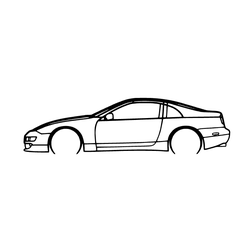 nissan-300zx-2.png STL file Nissan 300ZX・3D printer design to download
