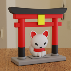 fushimi-inari-v5.png Archivo STL Torii - Puerta Japonesa - Fushimi Inari - Puerta Zen・Modelo para descargar y imprimir en 3D