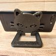 GAT-3.jpg Cell phone holder in the shape of a cat