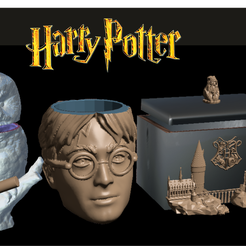 HDJHGJHGJ.png Archivo 3D SET MATE AZUCARERA Y YERBERA HARRY POTTER・Modelo para descargar e imprimir en 3D, vendoencult3d