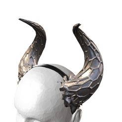 Epic-horns1.jpg STL-Datei Epische Hörner・3D-druckbare Vorlage zum herunterladen