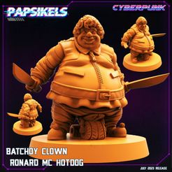 720X720-batchoy-clown-ronard-mc-hotdog.jpg 3D file BATCHOY CLOWN RONARD MC HOTDOG・3D printer design to download