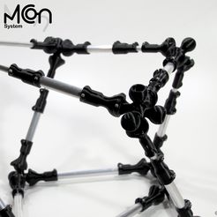 MCon-6x-rect-joint-Close-Up.jpg MCon-System rectangular 6x joint with cable feed-through