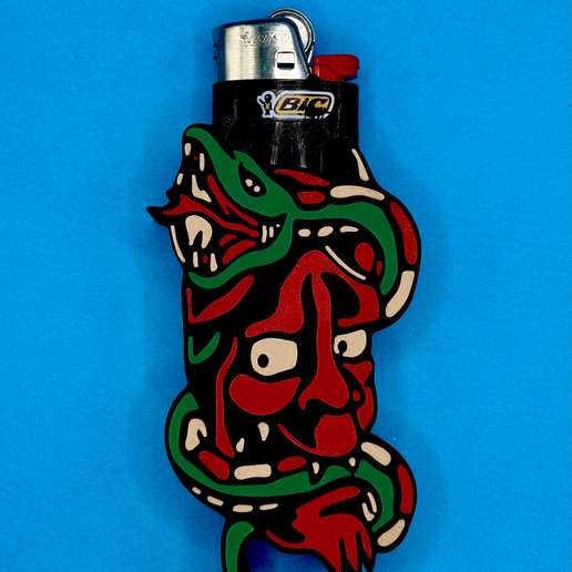 Oni Lighter Case 3D model