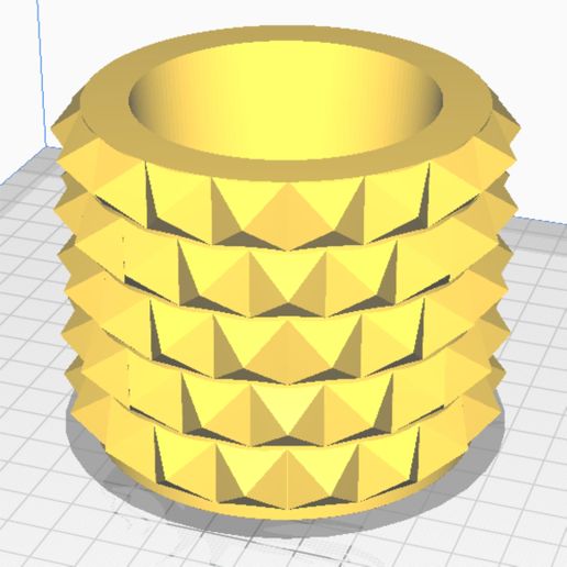 Flowerpot DIAMONDS - 3D model önizlemesi