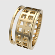 rotating_55.png Rotating Grid Design Ring 3D print