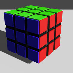 Fichier STL Boite à mouchoirs rubik's cube V2 🎨・Objet pour imprimante 3D à  télécharger・Cults