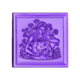 Update202508-baonangua.stl Halloween Relief - Pumpkin Witch 04