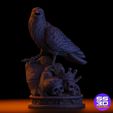 raven-3d-sculpture-stl-printable-model-ss3dprintables-raven-6.jpg Raven with skulls  3D Sculpture Art – Printable STL File