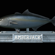 Greater-Amberjack-statue-21.png fish greater amberjack / Seriola dumerili statue detailed texture for 3d printing