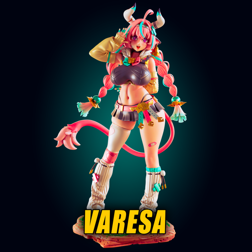Varesa Genshin Impact Cowgirl 3D Print Model