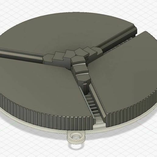1b209c6b-c909-41bd-b264-bbac9a33efe7.JPG Revopoint Dual-Axis Turntable 130mm Three Jaw Chuck mdkendall remix | three jaw chuck for Revopoint dual axis turntable.