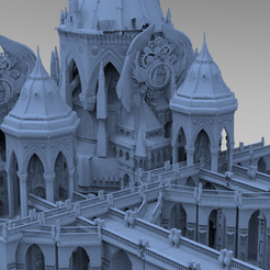 untitled.2788.png OBJ file Steampunk Medieval Tower Kitbash 1・Model to download and 3D print