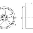 HRE-305.jpg HRE 305 Rims  for Diecast 1 : 64 scale