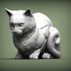 cat2.jpg Archivo 3D Gato para la impresión 3D・Modelo para descargar e imprimir en 3D, akuzmenko