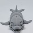 Niedlicher Flexi Print-in-Place Delfin