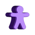 GingerbreadMan_MediumSize_TripleHeightBox.stl Fast-Print Geschenk-/Aufbewahrungsboxen - Die ultimative Kollektion (Vasenmodus)