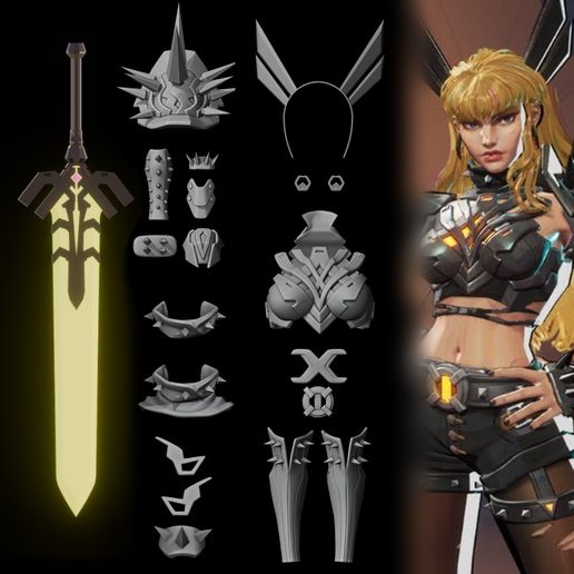 Magik-MArvel-Rivals-cosplay-Bundle-Prop.jpg Magik - Cosplay Bundle - Marvel Rivals Cosplay Prop