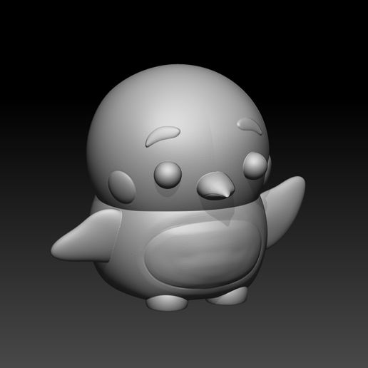 9.jpg Pingüino de juguete Modelo imprimible en 3D