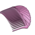 Hair-comb-15B-low-91.png FRENCH PLEAT HAIR COMB Multi purpose Female Style Braiding Tool hair styling roller braid accessories for girl headdress weaving fbh-15B 3d print cnc