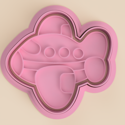 Avion.png Plane cookie cutter (plane cookie cutter)