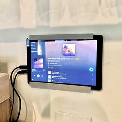 IMG_9916058BA534-1.jpeg STL file Tablet wall mount bracket・3D print object to download