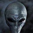 alien.jpg Бесплатный STL файл Бюст инопланетянина・3D-печатная модель для загрузки