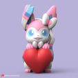 ValentineSylveon01.jpg POKEMON - VALENTINE SYLVEON (EASY PRINT NO SUPPORT)