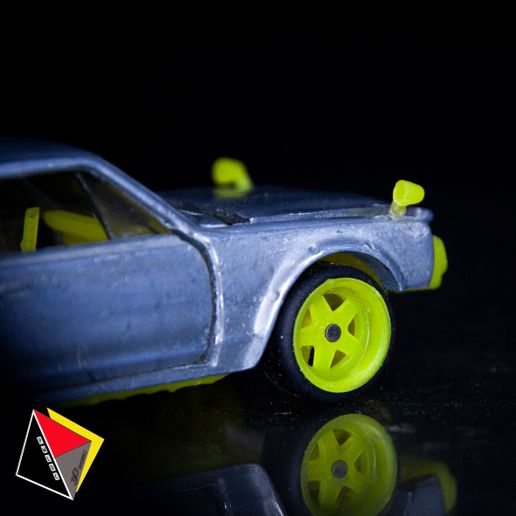 👽 1/64 Scale Rep Rims Wrks EQ 5・ STL File for ・Cults