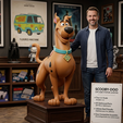 RENDER.png Life-Size Scooby-Doo Statue (135cm) - Split for Small Printers - Easy Assembly
