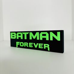 IMG_1638.jpeg BATMAN FOREVER Logo Display by MANIACMANCAVE3D