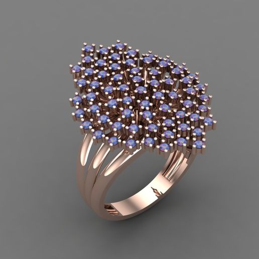 WOMEN RING - 3DM RENDER DETAIL 3D PRINT MODEL - 3D model