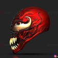 001B.jpg Venom Carnage mask - Venom 2021 - Marvel comics Cosplay 3D print model