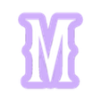 m_Low_case.stl Merlina - alphabet font - cookie cutter