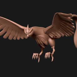 articuno-pronto-1.jpg Download OBJ file Articuno(with cuts and as a whole) • 3D printer object, erickantunesxd123