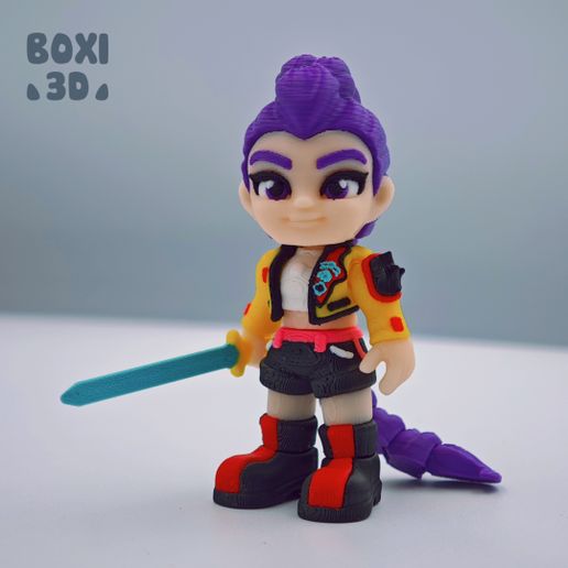 RUMI - K-POP DEMON HUNTERS - FLEXI - ARTICULATED - CUTE-PRINT IN PLACE