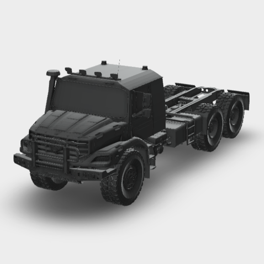 🚗 Mercedes Benz Zetros 3643・ 3D Datei für 3D-Druck・Cults