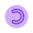 orbit_planet_cap_moon.stl Fidget spinner multisensoriale con ingranaggi planetari ORBIT. Giocattolo OpenSCAD parametrico stampato in loco con numeri in braille, cappucci celesti tattili e feedback acustico