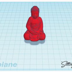 Sitting Buddha.jpg Free STL file sitting buddha・3D printing design to download, stevenve