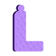 L.stl Alphabet for children. K L M N O