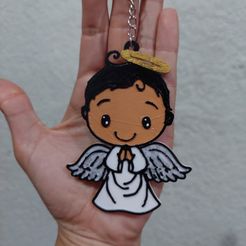 WhatsApp-Image-2023-01-24-at-9.42.04-PM.jpeg STL file Angel keychain・3D printer model to download